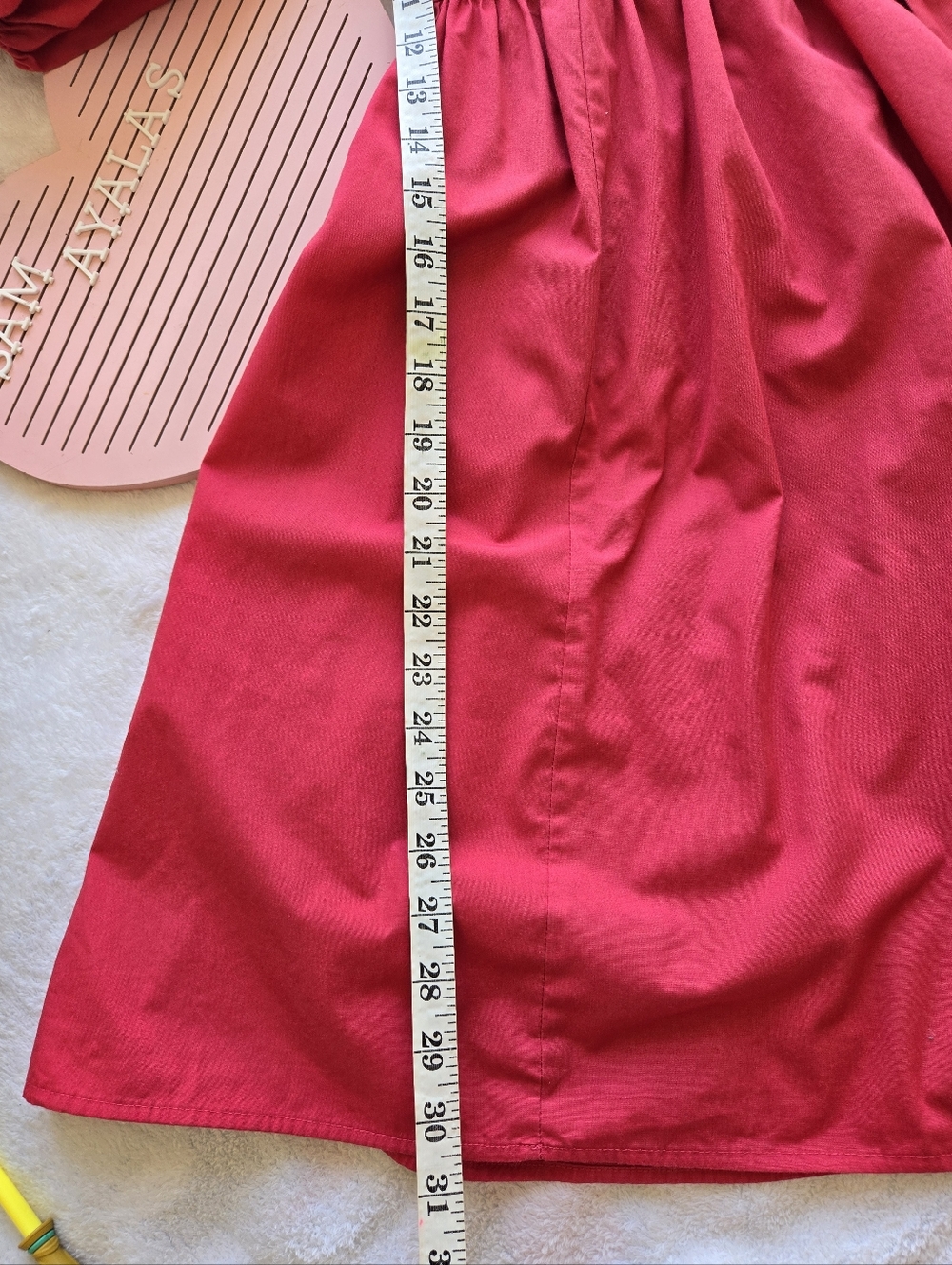A&F Cotton Mini Dress bulging shoulders Princess Size S Pink Color Women's - Picture 10 of 11